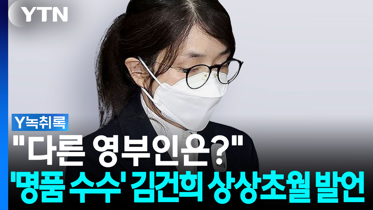 "다른 절도범 많은데 왜 나만...똑같은 꼴" 김건희 발언에 변호사 '일침' [Y녹취록]