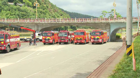 전국 소방 물탱크차 경남으로 집결…국가소방동원령