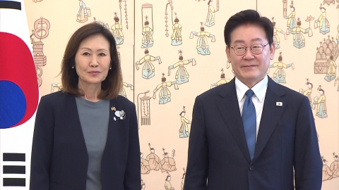 이 대통령, 스틸 미 대사와 첫인사…"한미동맹 가교 기대"
