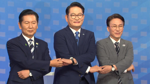배신 공방에 '전화방' 의혹까지…마지막 토론회 난타전