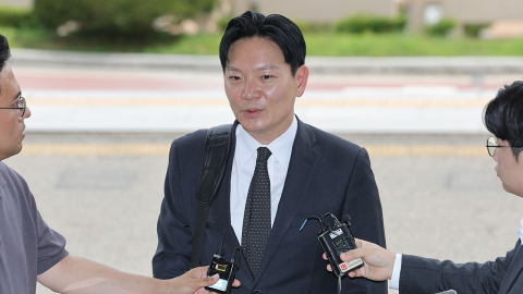 박상용, 법무부 감찰위 출석…"선수가 심판 교체하는 것"