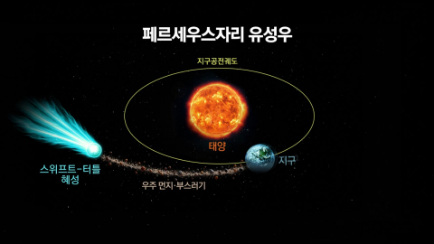 밤하늘 가른 별똥별…페르세우스 유성우 쏟아져