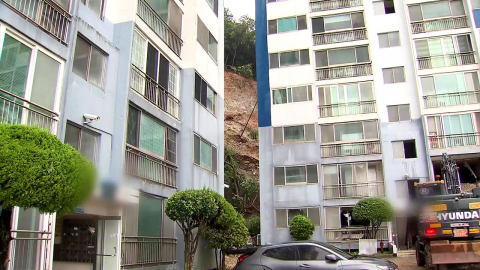 거제 폭우에 산사태 속출…아파트 덮쳐 1명 사망