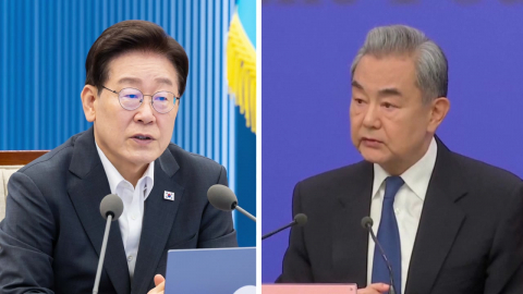 이 대통령, 모레 왕이 중국 외교부장 접견…\'종전 다자논의\' 주목