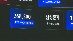 삼성전자, 오전 사이 7% 넘게 급락...환율 1,370원대 진입
