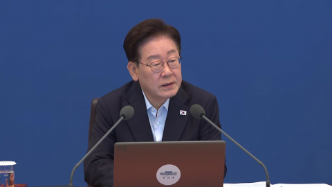이 대통령 "경찰개혁 기구 방안 마련"…민주당 새 지도부 만찬