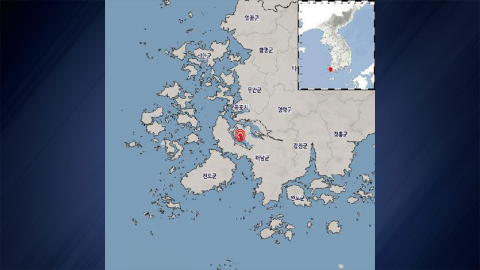 해남서 하루 만에 또 규모 2.1 지진…벌써 9차례