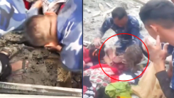 홍수 60시간 만에 구조된 6살 아이..."기적이 계속 들려오길" [...