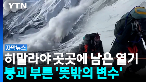 "자연재해인 줄 알았는데"...히말라야 무너뜨린 '또 다른 범인' [자막뉴스]