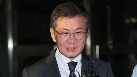  경찰, 정몽규 전 축구협회장 소환 조사 12시간 만에 종료