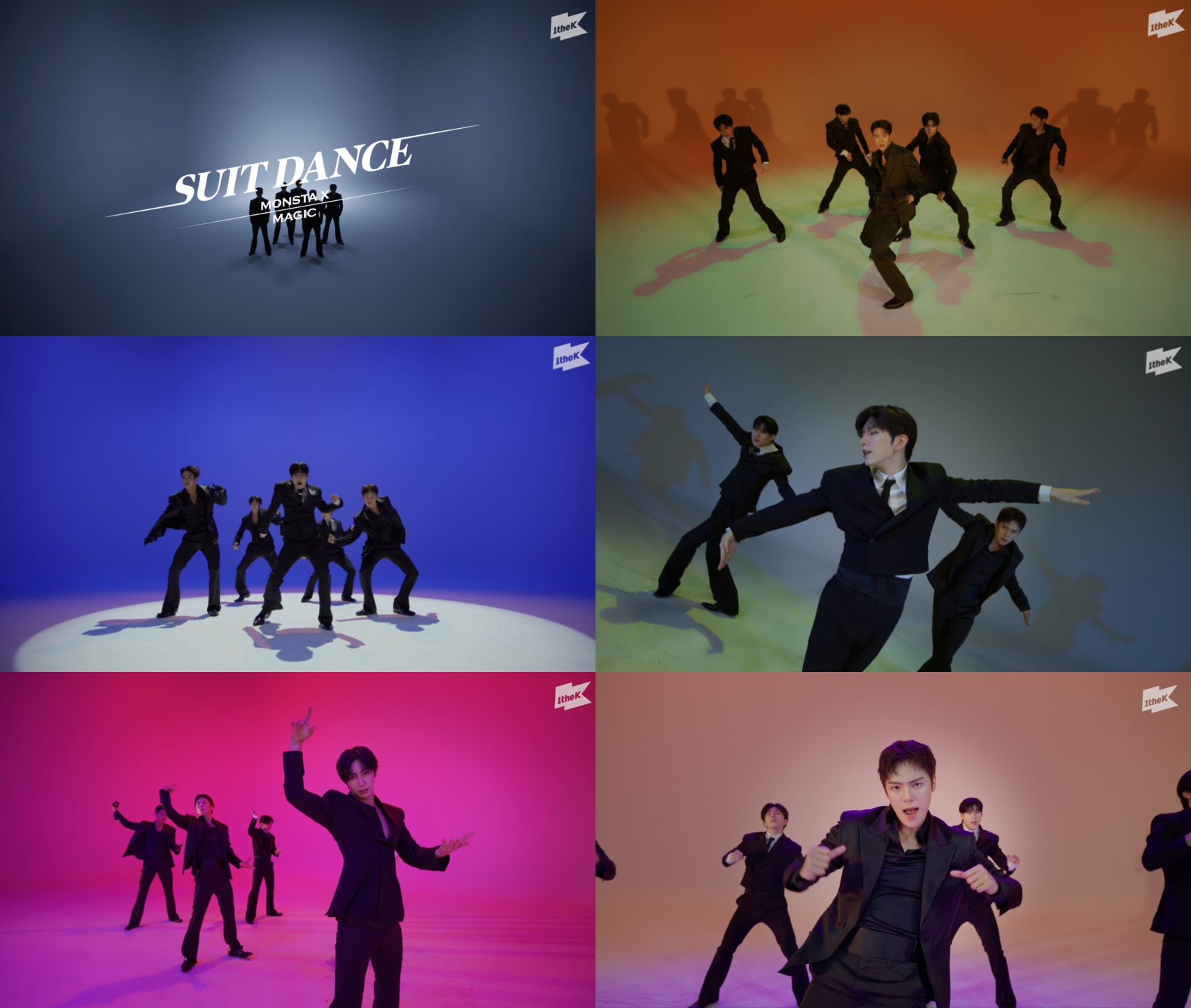 몬스타엑스, 올블랙 '수트 댄스'…강렬한 '매직' 선사