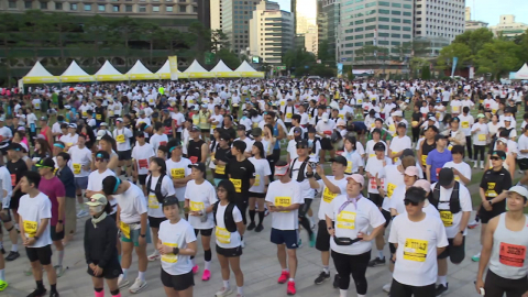 YTN 서울투어 마라톤 개최…"달리기는 희망이에요"