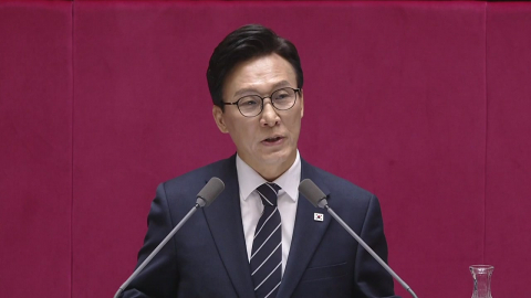 김민석 "대한민국, 황금기 입구에…난관 함께 헤쳐가야" [현장영상+]