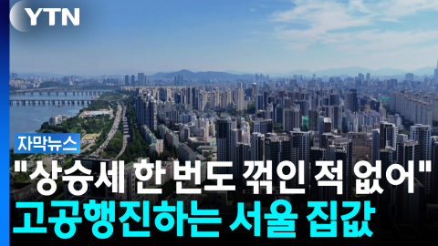 "상승세 한 번도 꺾인 적 없어"...고공행진하는 서울 집값 [자막뉴스]