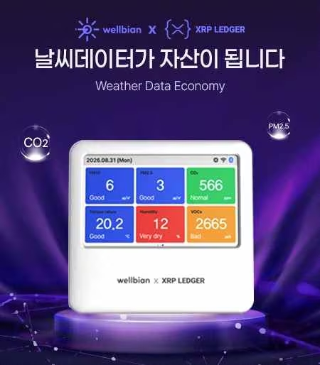 "집에서 온도 측정하면 디지털자산 보상"…케이웨더, '웰비안' 출시