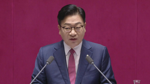 정점식 "개헌 없을 것"…대통령 '15번' 언급하며 맹공