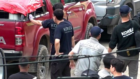 이착륙 뜸해진 바타르 군부대 헬기장…실종자 가족들 "수색 답지 못했던 2주"