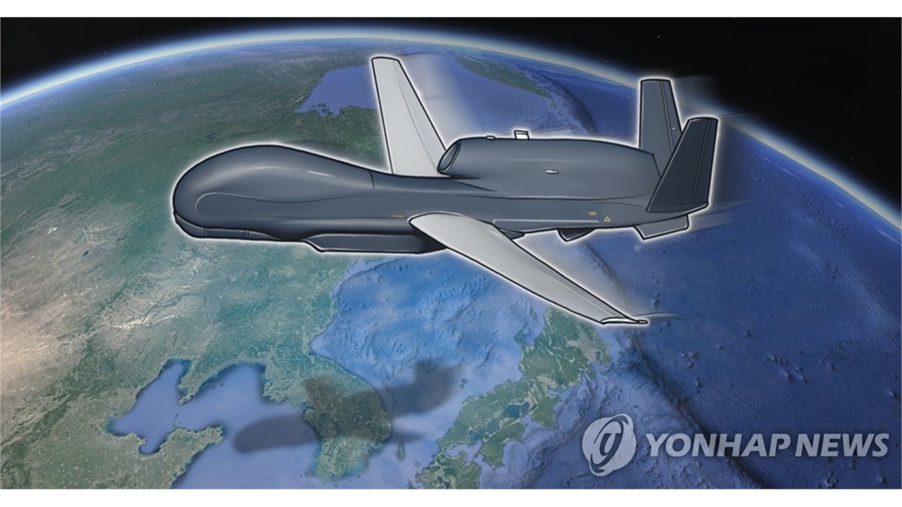 일 항공자위대 무인정찰기 글로벌호크, 비행 중 통신두절