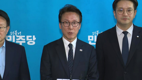 김민석 "대통령 기자회견 보는 동안 같은 생각과 마음" [현장영상+]