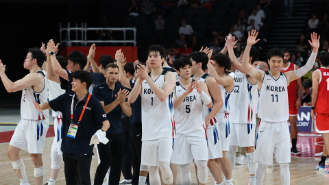 남자 농구 결승 한일전 당일 훈련장행 차량 '노쇼'