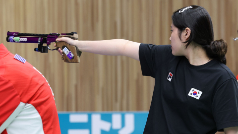  추가은, 사격 여자 10m 공기권총 개인전 금메달