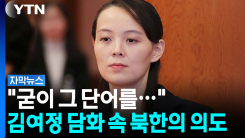 김여정의 이유 있는 단어 선택..."'국경선'을 넘어선 적 없다" ...