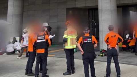 제주 호텔서 염소가스 누출 59명 병원 이송