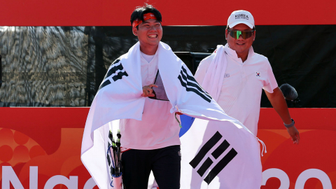 2관왕 이우석 자존심 지켰다…여자양궁 첫 '노골드'