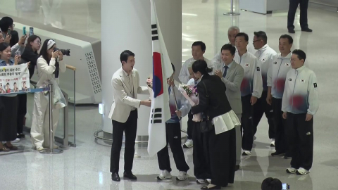 '종합 3위' 아시안게임 출전 선수단 본진 귀국