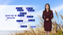 [날씨] 올가을 첫 한파주의보... 급격히 차가워진 공기