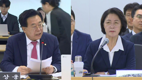 추미애 "이 자리는 국정감사…정치 소신은 다음에" [현장영상+]