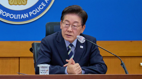 이 대통령, 인천경찰청 방문…흉기 난동 사건 보고받아