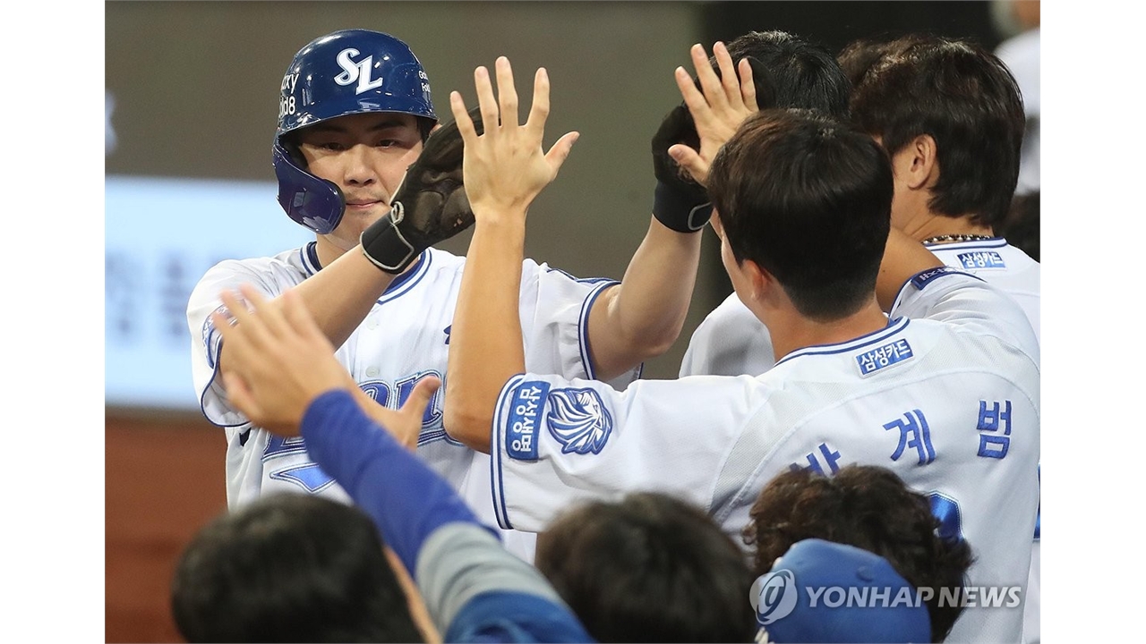 프로야구 삼성 구자욱, 재검진 결과 허벅지 호전...훈련 재개