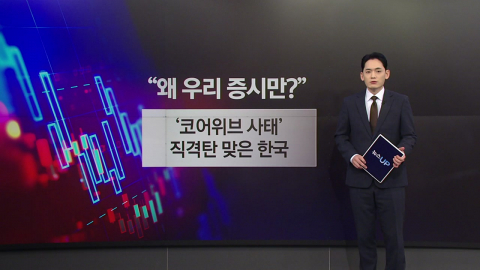 "왜 우리 증시만?" …'코어위브 사태' 직격탄 맞은 한국, 알기 쉽게 정리해봤습니다 [앵커리포트]