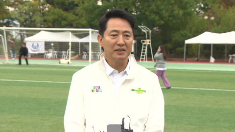 국회 방문한 오세훈…"서울시정 집중할 것" [현장영상+]