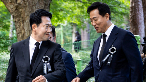 손 맞잡은 오세훈-장동혁…이준석은 한동훈 저격?