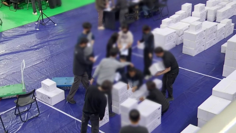 특검, 147일 만의 투표지 현장 검증…개시 8시간째