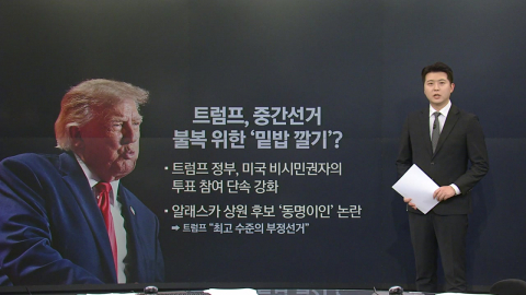 미 중간선거 D-4…트럼프, 벌써 선거 불복 '밑밥'? [앵커리포트]
