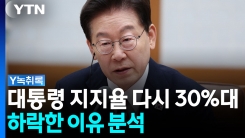 대통령 지지율 다시 30%대...하락한 이유는?[Y녹취록]