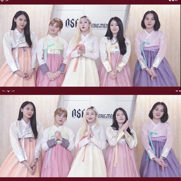 희나피아, 한복 입고 설 인사…시크함 대신 단아함 희나피아, 한복 입고 설 인사…시크함 대신 단아함