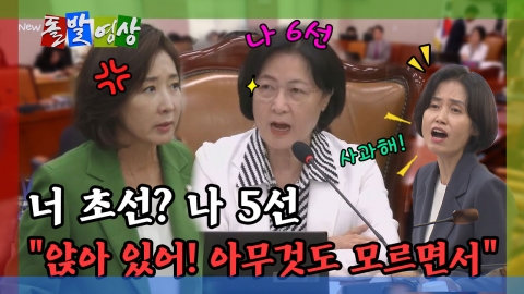 [돌발영상] 너 초선? 나 5선 "앉아 있어! 아무것도 모르면서"