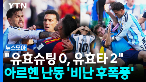 경기 끝나니 말 많은 월드컵 결승전…'주먹질 난동'까지 [뉴스모아]