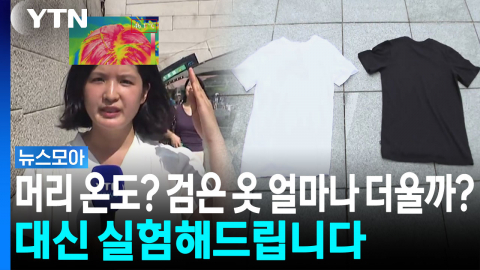 찌는 듯한 더위에 궁금한 거 다 해봤다…뉴스 찍다 갑분 '폭염 실험실' [뉴스모아]