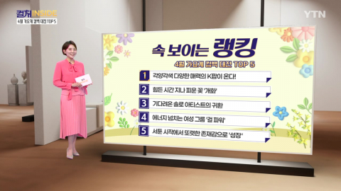 [컬처인사이드] 속 보이는 랭킹 - 가요계 4월 컴백 대전 TOP5