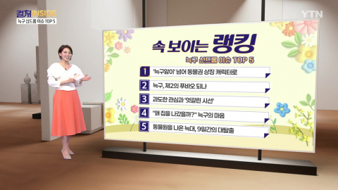 [컬처인사이드] 속 보이는 랭킹 - 늑구 신드롬 이슈 TOP5 