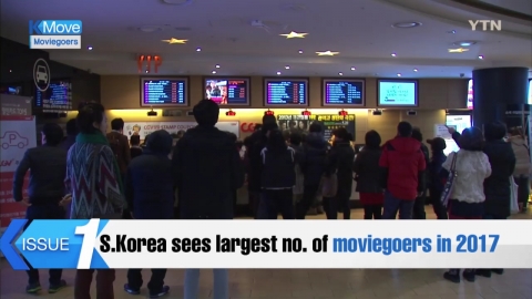 S.Korea sees largest no. of moviegoers in 2017