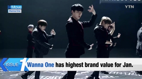 Wanna One has highest brand value for Jan.  