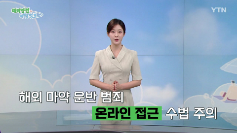 해외 마약 운반 범죄, 온라인 접근 수법 주의