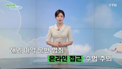 해외 마약 운반 범죄, 온라인 접근 수법 주의