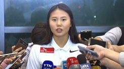 '한국 수영 희망' 안세현, '새 역사' 안고 귀국